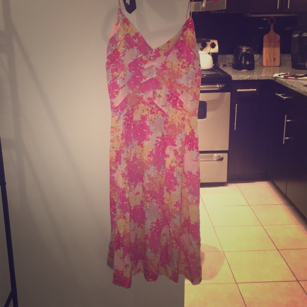 DVF silk colorful dress